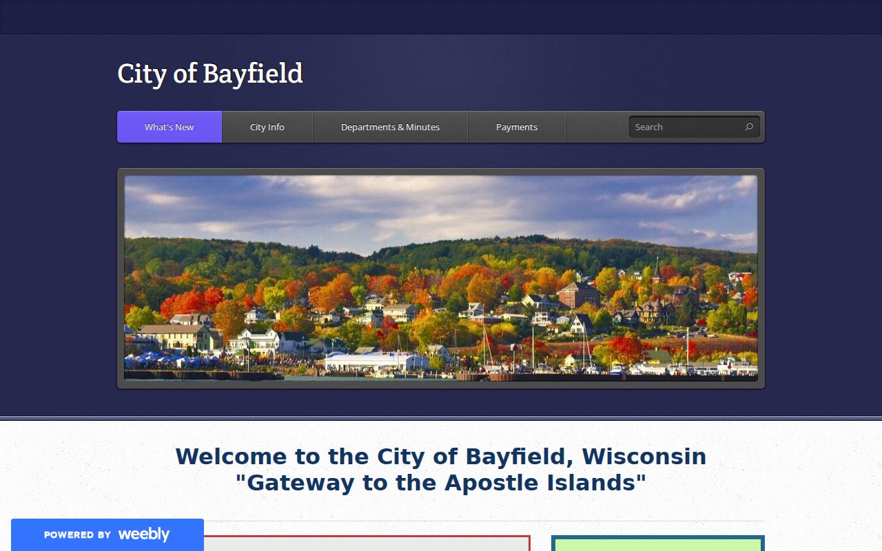 Bayfield City Hall source for Bayfield public record access